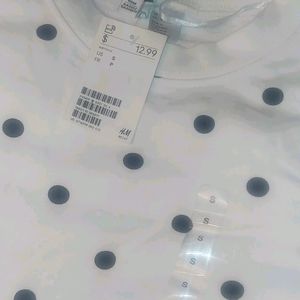 Cropped Polka sweat shirt